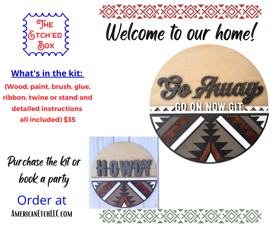Welcome to our Home! Aztec designs