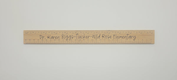 Bamboo Ruler 12 inch