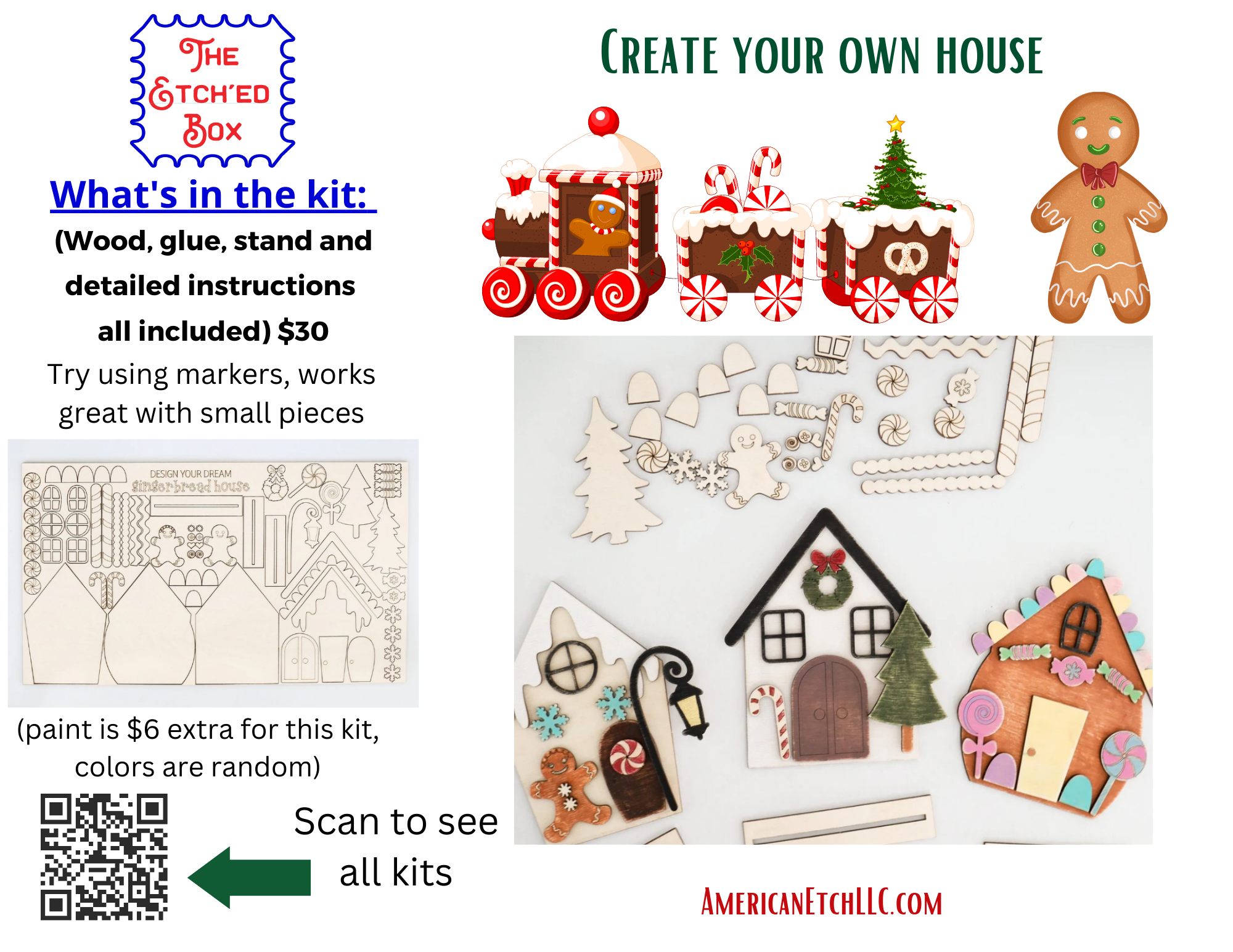 DIY Gingerbread house kit