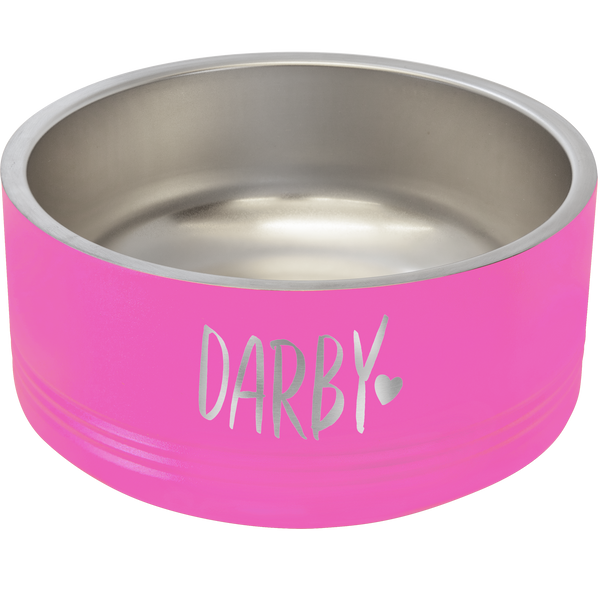 Pet Bowls-Stainless Steel powder coated