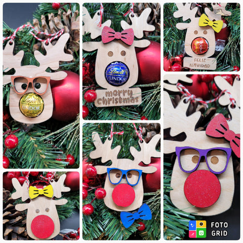 Santas Reindeer ornaments
